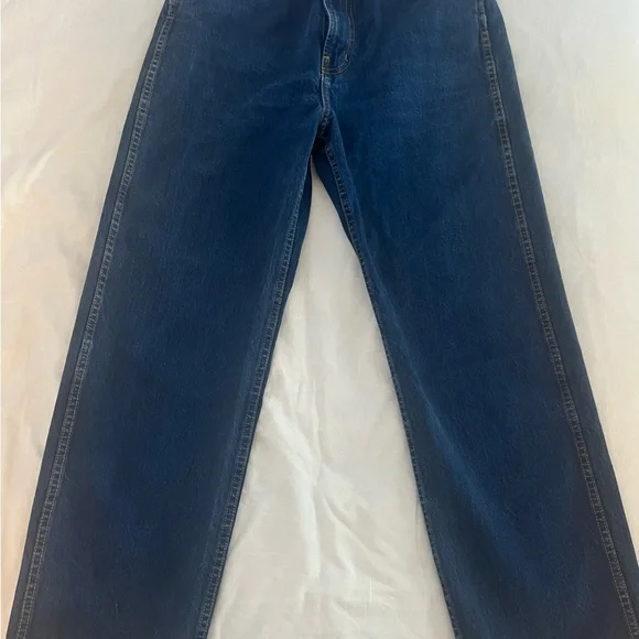 B SIDES Plein Straight Jean in Van Blue, size 29 - Picture 3 of 5